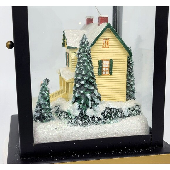 Bradford Exchange Thomas Kinkade Believe Lighted Christmas Lantern Holiday Decor - Picture 14 of 17